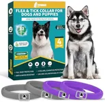 4 Pack Flea Collar for Dogs, Dog Fl