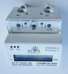 Pass-through DIN Rail 120 240 Volts. KWh energy meter