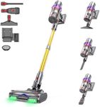 coovy SU7 Ultra Cordless Vacuum Cleaner, 55KPa/650W 80Mins Runtime Powerful Suction Stick Vaccum for Whole-House Cleaning, Self-Standing Anti-Tangle Vac for Hard Floors Carpet Pet Hair
