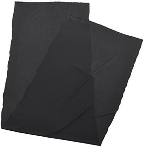 Speaker Grill Fabric Cloth Cover, 67x20 in Stereo Audio Grill Mesh for Speaker Repair, Dustproof Speaker Grill Mesh Cloth Replacement for Home Speakers, Stage Audio Speakers and KTV Boxes, Black