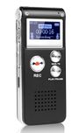 DISTANCEE 32GB Digital Voice Recorder 3072kbps HD Voice Activated Recorder with Playback, 7-Levels Intelligent Noise Reduction Dictaphone Voice Recorder 30H Battery Time Digital Audio Recorder