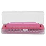 Harmonica for Kids, Elegant Design Plastic Harmonia for Amateurs for Beginners(Pink)