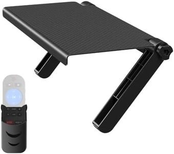 13-Inch Wide Platform Adjustable TV Top Shelf, Screen Top Shelf Mount, Monitor Top of TV Shelf Mounting Bracket for Streaming Devices, Cable Box, Router and Home Decor TV Top Storage Bracket- Black