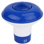 YLYL Premium Hot Tub/Spa/Pool Chlorine Floater Chlorinator/Bromine Floater, Chemical Floating Chlorine Dispenser for Pools, for 1.5 Inch Tablet Holder Automatic Chlorine Tablets Floaters (1-Blue)