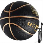 Senston Size 7 Basketball for Indoor & Outdoor Play | All-Weather PU Leather with Dust-Proof Grip | Official Game Ball for Men & Youth | Includes Air Pump & Needle