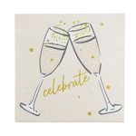 Disposable Paper Party Napkins - Celebrate with Style with Affordable Serviettes Perfect for Weddings, Engagements, Parties, and Anniversaries and Celebrations- 20-Pack 3ply