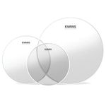 Evans Drum Heads - G1 Clear Standard Tompack (12 inch, 13 inch, 16 inch)