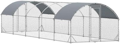 PawHut Large Chicken Coop Metal Chi