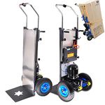 AGrAdi Electric Hand Truck - Stairs Up and Down, Electric Stair Climbing Cart, Labor-Saving Sack Truck with Telescoping Handle,1200W Brushless Motor, 48 V/36 Ah Removable Battery, 400KG Load