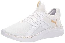 Puma Women's 195223-02 Performance Running, White Team Gold, 3 UK