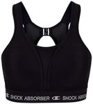 Champion Womens Shock Absorber S06s7 - Ultimate Run Padded Bras, Black, 38DD UK