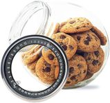 LARGE GLASS JAR WITH LID, COOKIE JAR WITH DATE INDICATOR LID, GLASS CANDY JAR, SUGAR CONTAINER, SNACK JAR, JELLY BEAN JAR, CONTAINER FOR COFFEE, STORAGE FOR DRIED GOODS AND PET TREATS