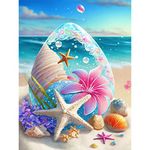 XIATIAN Crystal Creations Diamond Art Kids DIY Full Drill Crystal Art Creations Cross Stitch Embroidery Painting Pictures for Kids Home Wall Decor 30×40cm Diamond Painting Starfish