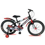 BLACK SHARK Aqua 20 Inches Bike for Kids Bike Brake | Bicycle for Boys & Girls | Frame | 90% Pre-Assembled | (Red, 20 Inches)