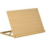 Vinsetto Desktop Table Easel Craft Workstation, Adjustable Beechwood Table Top Easel, Portable Folding Artist Drawing & Sketching Board for Adults, Beginners, Artists Painting