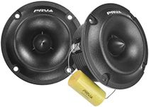 PRV Audio Bullet Super Tweeters Neodymium, 3 Inch Tweeter Black TW400Ti-Nd-4 Slim 120 Watts Max Power 4 Ohm, Easy to Mount PRV Tweeters Pair, 3 Inch Speaker Replacement (2 Tweeters)