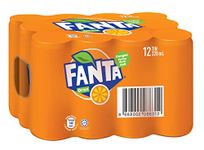 Fant ChefsNeed Fantaa Orange Flavour 320ml , Pack of 12 Cans (Imported Product)