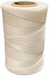 Generic Premium Quality Waxed Twine Lacing Cord - 9-Ply with 160 LBS Tensile Strength, ANTI-SLIP KNOTSFRAY ENDS, 100 Polyester White Cable Tie Down Wax String for Indoor Outdoor Use - (182.5 Yards)