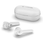 Motorola Moto Buds 085 - True Wireless Bluetooth Earbuds with Microphone and USB-C Charging Case - IPX5 Water Resistant, Smart Touch-Control, Lightweight Comfort-Fit, Clear Sound & Deep Bass - White