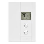 Uniwatt by Stelpro Non-Programmable Electronic Thermostat for Baseboards and Convectors, Accurate Temperature Control, Energy Efficient - 2000W/240V - White (UT202NP - 2000W)