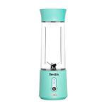 BlendLife Plus Portable Blender for Juices, Shakes, Smoothies, Baby Food, Crushes Hard Ingredients, 230W Motor, 4000mah Rechargeable Battery, Stainless Steel Blades, 500ml, 1-Year Warranty - Mint