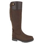 Woodland Womens/Ladies Harper Waxy Leather Country Boot (7 UK) (Dark Brown)