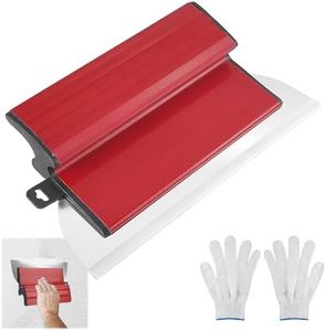 Spatule Enduit Set, Douceur Double Face Couteau Enduit, 25cm Parfait Liss Couteau a Enduire, pour Mastic, Béton Lisseuse Enduit Couteau à Enduire (25 cm)