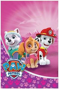 amscan- Pink Paw Patrol Party Loot Bags-8 Pcs Lot de 8 Sacs Surprises Rose, 9901447, Taille Unique