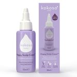 Kokoso Baby - Happy Scalp Cream for Baby - Organic Coconut Oil, Aloe Vera & Celery Seed Extract - Moisturises & Soothes Dry Scalps - Fragrance-Free, pH Balanced Formula - 50ml