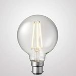 12W G95 Clear Dimmable LED Globe (B22) in Warm White