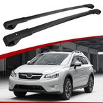 Grandroad Auto Car Roof Rack Cross Bars Fit for 2014-2024 Subaru Forester, Adjustable Aluminum CrossBars for Rooftop Cargo Carrier Kayak Bike Luggage Snowboard Rack