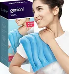 GENIANI Microwavable Heating Pad for Neck and Shoulders with Herbal Aromatherapy - Calming Weighted Cordless Neck Wrap - Heat Pad for Pain Relief and Spasm - Hot and Cold Compress