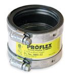 Fernco P3001-22 2-Inch Proflex Coupling for Cast Iron, Plastic Or Steel