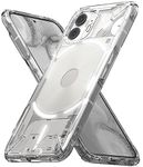 Ringke Fusion-X [Anti-Scratch Dual Coating] Compatible with Nothing Phone 2 Case, Transparent Augmented Bumper Shockproof Cover Designed for Nothing Phone (2) - Clear