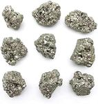 Wowagoga 2 Pack 4.5 Oz Natural Pyrite Stone Raw Pyrite Crystal for Cabbing Tumbling Reiki Healing