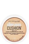 Maybelline New York Dream Cushion Fresh Face Liquid Full Coverage Foundation Luminous Finish For Combination Skin, Porcelain, 0.51 Ounce, Pack Of 1