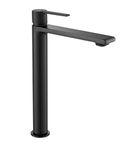 Casta Diva Tall Bathroom Faucet for Vessel Sink Lead-Free Brass Single Handle Bathroom Faucet Single Hole Lavatory Faucets Tool Free Installation (Black)