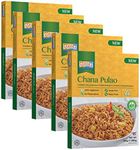 Ashoka Meals 1932, Instant Rice, Vegan Chickpea Rice, All-Natural, Kosher Certified, Ready to Eat Pilaf, Chana Pulao, Made from Aged Basmati Rice, Authentic Indian Meals, No Preservatives, Pack of 10