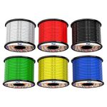 2.0mm² 14awg Silicone Electrical Wire Cable 6 Colors 6x5Meters 14 Gauge Hookup Wires kit Stranded Tinned Copper Wire Flexible and Soft High Temperature Resistance