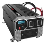 Energizer 3000 Watt 12V Power Inverter, Modified Sine Wave Car Inverter with Two AC Outlets, Two USB Charging Ports, Hardwire Kit and Battery Cables Included – ETL Approved Under UL STD 458