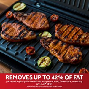 George Foreman Large Electric Grill – Black