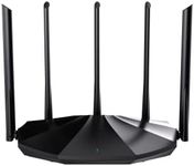 Tenda Wi-Fi 6 Dual Band Gigabit WiFi Router (TX2-Pro), 4 Gigabit Ethernet Ports, MU-MIMO, OFDMA, WPA3, Network Without Dead Zone, Parental Controls - AU Version