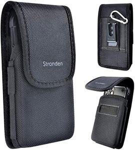 Stronden Heavy Duty Holster for iPhone SE(2022, 2020), 11 Pro, XS, X, 8 - Military Grade Nylon Belt Case Tactical Rugged Pouch w/Metal Clip (Fits Otterbox Defender/Battery Case Only)