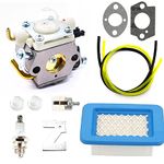 Carburetor Air Filter Kit for Echo C1M-K77 PB-580 PB-580T WTA-35 PB-403T Backpack Blower Carb with Air Filter Spark Plug Gasket Fuel Line Tune Up Kit