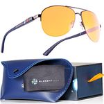 ELEMENT LUX Blue Light Blocking Glasses 70% Amber Light Blue Blocker Glasses - For Better Sleep, Eye Strain, Migraine Relief, Gaming, Computer Screen Filter - Men and Women (Small-Medium)