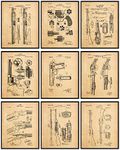 97 Decor Vintage Gun Patent Prints 