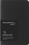 Moleskine Cahier Soft Cover Smart Notebook, Ruled/Lined, Pocket (3.5" x 5.5") Black, Compatible w/Moleskine Smart Pen, 56 Pages