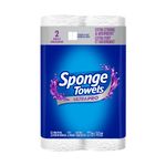 SpongeTowels UltraPRO Ultra Strong & Absorbent Paper Towel, Choose-A-Size® Sheets, 2 Regular Rolls