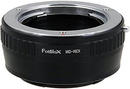 Fotodiox Lens Mount Adapter - Minolta Rokkor (SR/MD/MC) SLR Lens to Sony Alpha E-Mount Mirrorless Camera Body