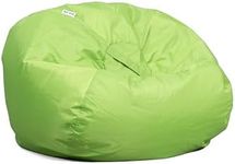 Big Joe Classic Bean Bag Chair, Spicy Lime Smartmax, Durable Polyester Nylon Blend, 2 feet Round